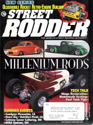 STREET RODDER 2000 JAN - METAL WORKING TRICKS, ROCKET V-8, CUSTOM SEATS